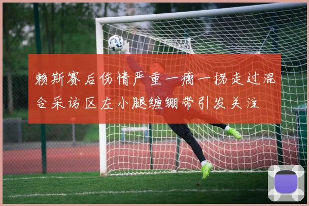 赖斯赛后伤情严重一瘸一拐走过混合采访区左小腿缠绷带引发关注